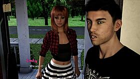 hey, check out these massive tits getting intertwined in the hottest game scene
