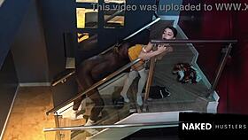 My size queen girlfriend sneaks huge cocks while boyfriend works