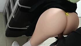 she begged for a massage but i ended up pounding her huge asian anal