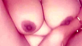 Vibrator buzzes deep during steamy shower solo play