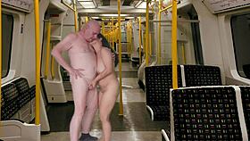 She previews stripping on crowded metro