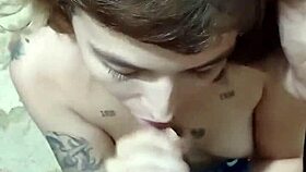 intense bareback monster cock slams wet shaved pussy in raw hardcore pounding