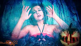 What if your ghostly Halloween milf wife whispers dirty joi while you stroke that monster?