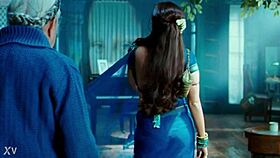 Rani mukharji's sexy indian crossdressing reveals saree panty and visible ass curves