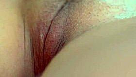 Beautiful college teen's shaved pink pussy massaged to wet orgasm during steamy spa day