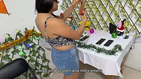 imagine unwrapping her as your xmas phone payment in store pov