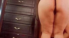 hidden cam catches that big ass latina changing clothes 🍑🔥