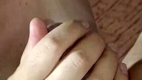 Intimate Korean Wife Delivers Closeup Cock Sucking Handjob
