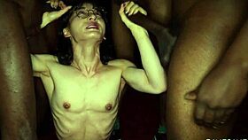 i plunge down the rabbit hole for wild gangbang creampie bliss