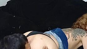 intense bareback monster cock slams wet shaved pussy in raw hardcore pounding