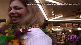 Fat Tuesday Freaks Flash Massive Milf Tits at Mardi Gras Party