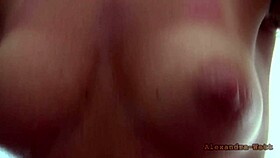 Cum floods face while hairy pussy overflows endlessly