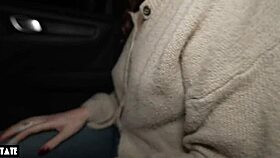 Intense Dogging Car Sex with Screaming College Slut Explodes