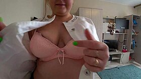 Girlfriend blocks my meeting with chubby lesbian doggy ass shake pov