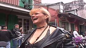 Fat Tuesday Freaks Flash Massive Milf Tits at Mardi Gras Party