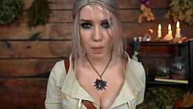 ciri cosplay delivers immersive asmr costume whispers