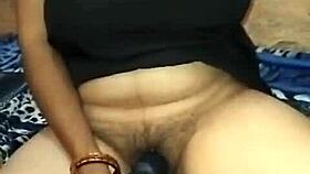 kajal plays with her tight indian pussy in bedroom fun
