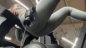 Jucielussie Takes Extreme Double Anal Penetration In Gym