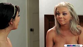 Teen Hippie Blonde Facesits Her Roommate In Dorm Licking Frenzy