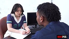 Lulu Chu milks professor's throbbing BBC for perfect grade