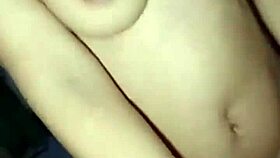 curvy brunette milf moans through creampie missionary quickie