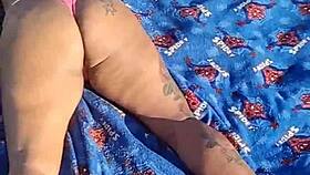 gostosa wife bends over public beach for hubby blowjob and facial cumshot