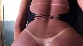 trans model bends over offering her ass for pounding