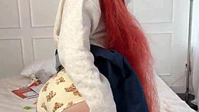 petite college redhead, time for your private uniform spanking punishment?
