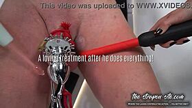 transform him into eager anal slut with strapon
