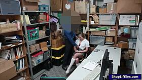 Hey, check out uniformed thief alyssa cole dealing with that perv police officer at work