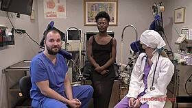 Neighbor's First Gyno Exam Stretches Rina Arem