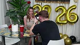 hot blonde chloe rose films steamy holiday sex tape backstage