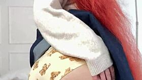 petite college redhead, time for your private uniform spanking punishment?