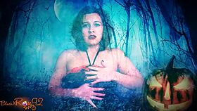 What if your ghostly Halloween milf wife whispers dirty joi while you stroke that monster?