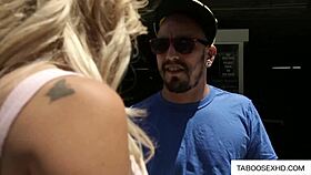 lucky guy scores with big tits blonde milf in erotic encounter