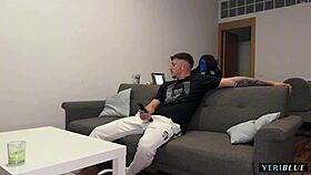 movie invite leads to intense rough sex session