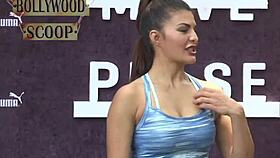 jacqueline fernandez intense workout session 💪