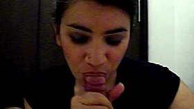 passionate cum swallows overflow with intense fetish desire