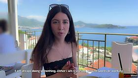 Public Agent Pounds Katty West's Tight Pussy Hard After Outdoor Interview Fuck