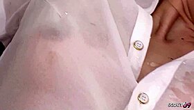 Want this slim Japanese's perfect natural tits filled with deep creampie at JAV casting?