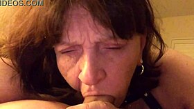 Granny Carmen Devours Cock in Deepthroat Sucking Frenzy
