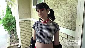 daphne dare the tiny fuck doll begs bryan gozzling for rough pounding and deep action