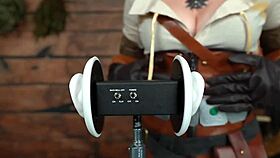 ciri cosplay delivers immersive asmr costume whispers