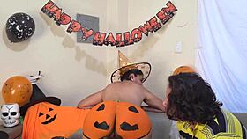 Halloween Milf Craves Deep Pumpkin Penetration Doggystyle!