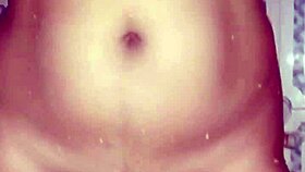 Vibrator buzzes deep during steamy shower solo play