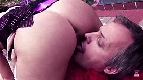 that naughty nature fairy gets her pussy roughly dominated outdoors