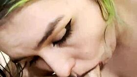 nikki, your goth mouth on this huge cock feels amazing