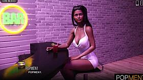 Hot Ebony Cowgirl Rides Young Stud at Wild University Party Creampie Popmen1