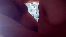 Big-titted milf slut spreads for eager pussy licking from horny client