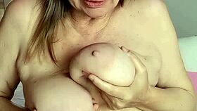 Horny Mature Big Tits Dildo Masturbation Orgasm